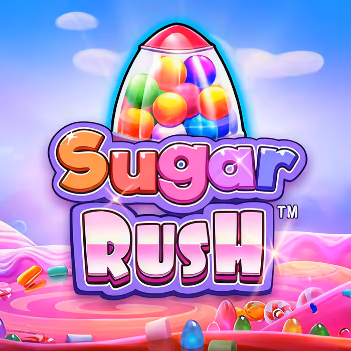 Sugar Rush πλέγμα κουλοχέρη με συστάδες γλυκών